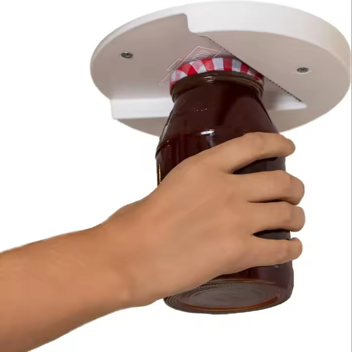 Abrepuertas Y Tapa De Gabinete - Abre Cualquier Tamaño De Botella Y Frasco - Abrepuertas Sin Esfuerzo Para Manos Débiles Y Personas Mayores Con Artritis - 1