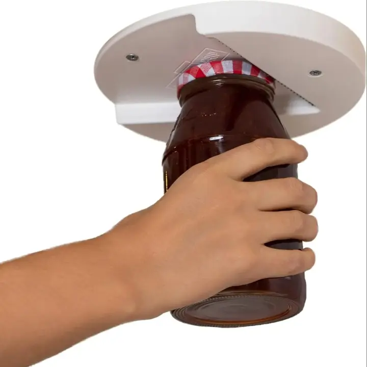 Abrepuertas Y Tapa De Gabinete - Abre Cualquier Tamaño De Botella Y Frasco - Abrepuertas Sin Esfuerzo Para Manos Débiles Y Personas Mayores Con Artritis - 1