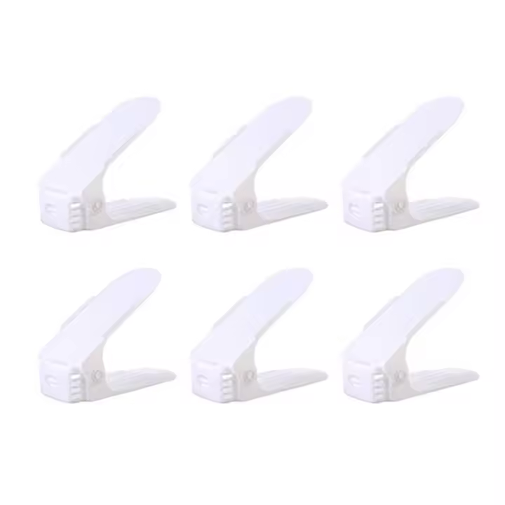 Colgador De Zapatos Ajustable Con Doble Capa Y Diseño Engrosado Para Ahorrar Espacio Y Organizar En El Hogar O Dormitorio - 1