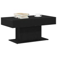 Mesa de Café vidaXL Negra Roble 96x50x45 cm Madera - details 2