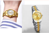 Reloj De Mujer Lujo CHENXI De Cuarzo Con Dial Pequeño Acero Inoxidable Dorado Moda Casual Resistente Al Agua Manos Luminosas Estilo Elegante - details 12