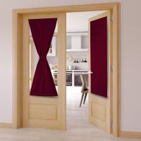 Cortina De Puerta Térmica Aislada 1PC Para Entrada Ventana Dormitorio Sala De Estar Decoración Del Hogar 100% Poliéster Moderno - details 5