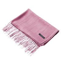 Bufanda De Moda Para Mujer En Color Sólido Invierno Hijab Trenzas Largas Chal De Mujer Pashmina De Lana Acrílico Envoltura Echarpe - details 15
