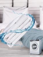 Relleno de Nordico Premium Blanco150*220cm 220*200cm 220*220cm 240*220cm  260x240cm, 270*270cm100% Poliéster, Fibra Ultra Suave de 250 g/m², Cubierta de Microfibra 90 gsm, Diseño Cuadrado Atemporal, Lavable, Fabricado en España, - details 3
