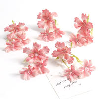 5/10Pcs Flores Artificiales De Seda Para Decoración De Bodas Y Hogar Accesorios De Manualidades Y Scrapbook Regalo - details 2