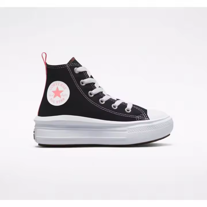 CONVERSE 271716C CTAS MOVE HI BLACK/PINK SALT/WHITE CHUCK TAYLOR ALL STAR MOVE - 1