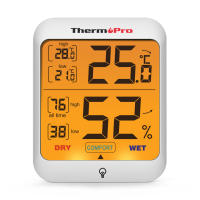 Termómetro Y Higrómetro Digital Thermopro TP53 Para Interior Estación Meteorológica Con Luz Trasera Táctil Para Hogar Y Habitación - details 1