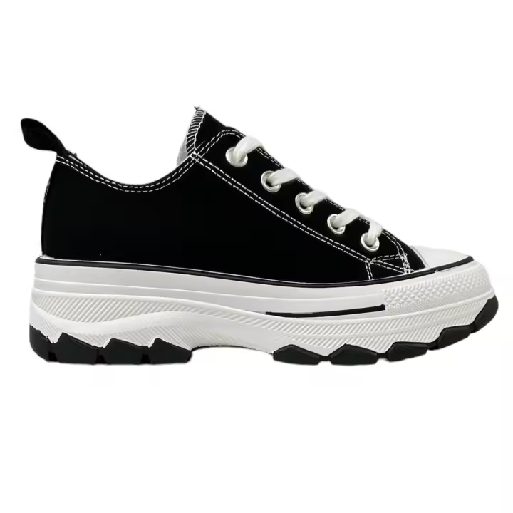 Deportiva Punta Goma Negro - 1