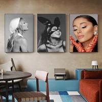 Póster De Música Arte Ariana Grande Estilo Retro Impresión En Papel Resistente Al Agua Decoración De Pared Para Sala De Estar Bar - details 2