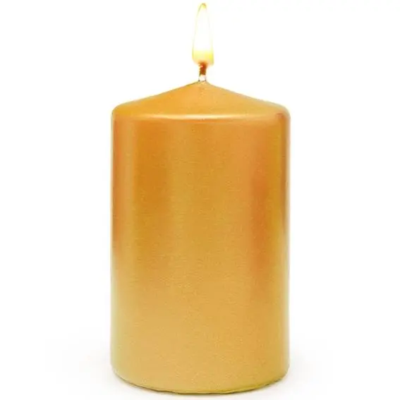 Barniz Naranja Claro Metalizado para Velas | Acabado Brillante y Elegante | Secado Rápido | Fácil Aplicación con Técnica de Inmersión | No Afecta Combustión - 1