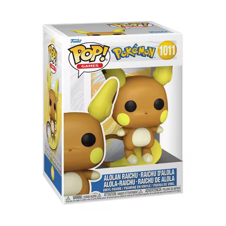 Funko Pop! Figura Pokémon Raichu Alola Emea 9 Cm - 1