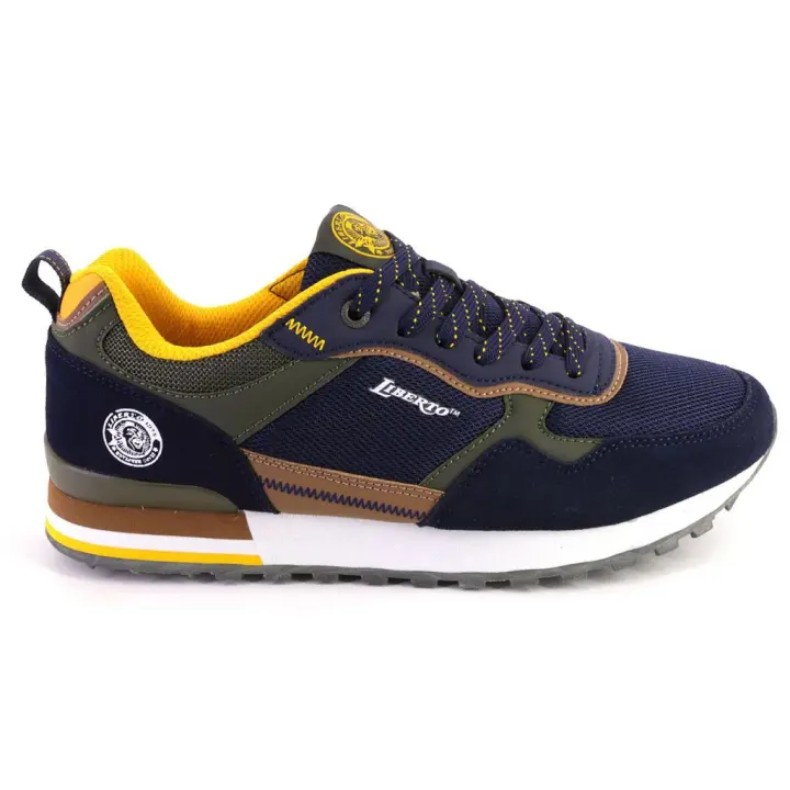 LIBERTO 2501 Zapatillas casual de hombre azul marino 525 - 1