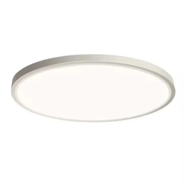 Lámpara de techo LED, diámetro de 30 cm, 24 W, lámpara de techo moderna, blanca simple, no regulable, para dormitorio, pasillo, sótano, balcón, baño, cocina. - 1