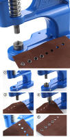 Máquina De Instalación De Botón Manual QJH Herramienta De Artesanía Silenciosa Con Molde Metálico Para Grommet Y Ojo De Lazo Snap Fastener - details 0