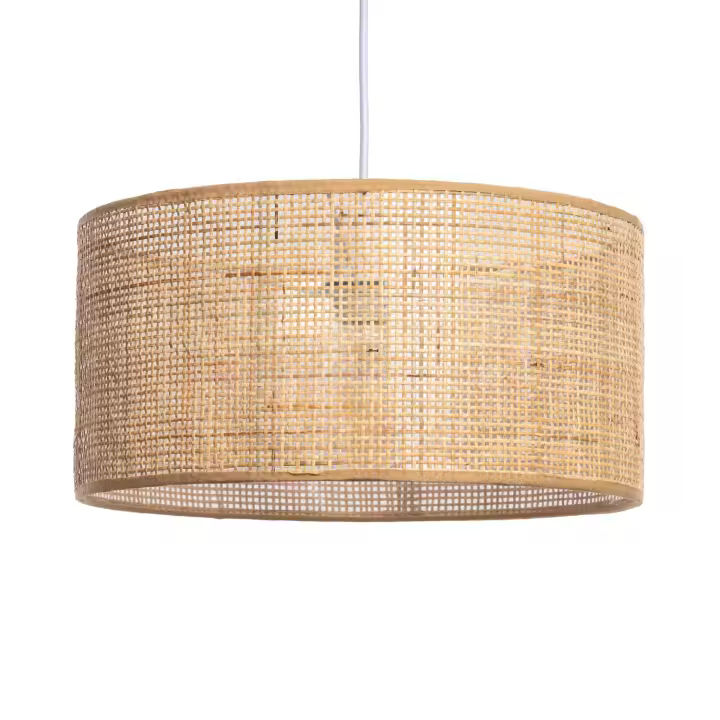 Ledkia Lámpara Colgante Ratán Baracoa ILUZZIA - Diseño Único y Elegante para Iluminación Interior - 1