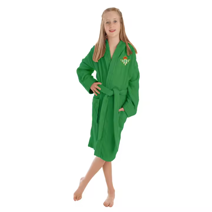 Real Betis Balompie Albornoz Infantil con Capucha Talla 6/8 Real Betis - 1