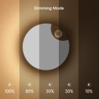 Lámpara De Pared LED Con Sensor De Movimiento Luz Nocturna Ajustable Brillo Para Dormitorio Toiletto Sala De Estar - details 7