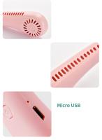 Easyspeed Ventilador de Cuello, Miniventilador Portátil 5 Velocidades, Silencioso, USB Batería Larga Duración, Ideal Deporte - details 16