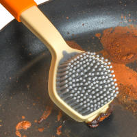 Cepillo De Limpieza Para Cocina De Silicona No Adherente Cepillo De Limpieza Para Ollas Cepillo De Limpieza Para Lavabo Cepillo De Limpieza Para Cocina Ecológico Y Duradero - details 4
