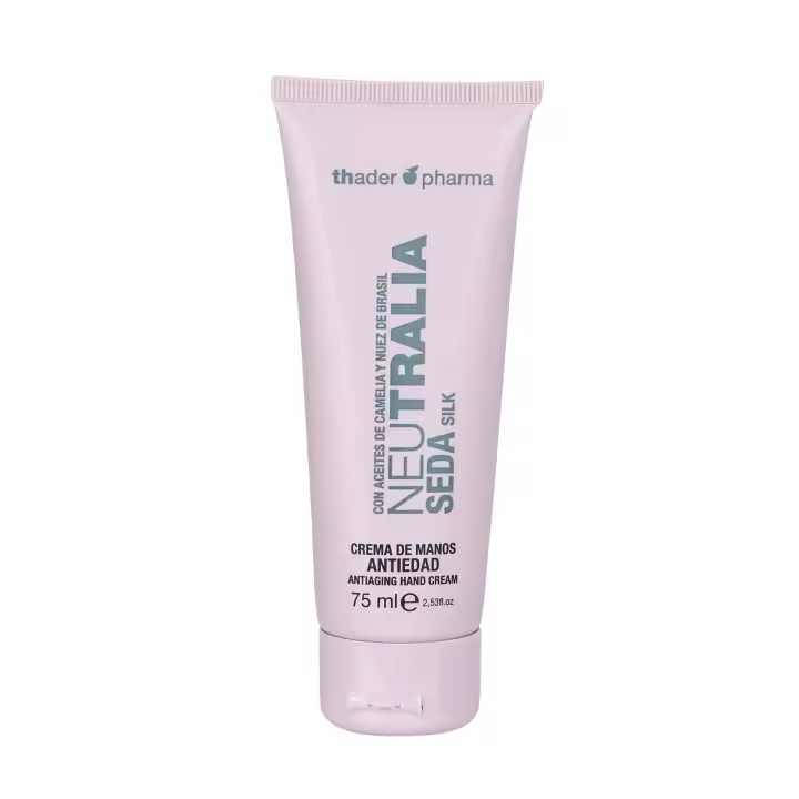 Thader Pharma Crema de manos antiedad efecto seda Neutralia ideal para piel con manchas, 75 ml - 1