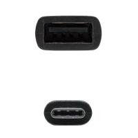 Aisens Cable OTG USB / Micro USB Macho a USB-A Hembra  Tipo C Macho a USB-A Hembra  15cm  Negro - details 0