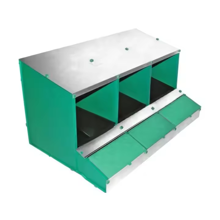 Ponedero para gallinas de 3 Huecos Desmontables - 1