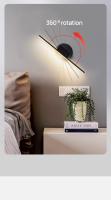 Lámpara De Pared LED Recargable Litu Con Imán Y Batería USB Luz Nocturna Para Dormitorio Corredor Estilo Moderno Aluminio Beige Negro - details 14