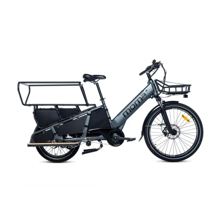 Cargobike Electrica, E-Long Tail, Aluminio, SHIMANO ALTUS 7v, Autonomia hasta 90km, Bateria 48V 13Ah - 1