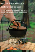 Soporte Portátil De Acero Inoxidable Para Estufa De Camping Con Relleno De Barbacoa Plegable Y Tripie De Brazo Para Grill Accesorios De Cocina Al Aire Libre 3 Piezas - details 0