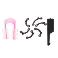 Set De 6 Piezas Herramienta De Masaje Para La Nariz De Mujer Tamaño Ajustable No Dolorosa Levantador De Puente Nariz - details 3