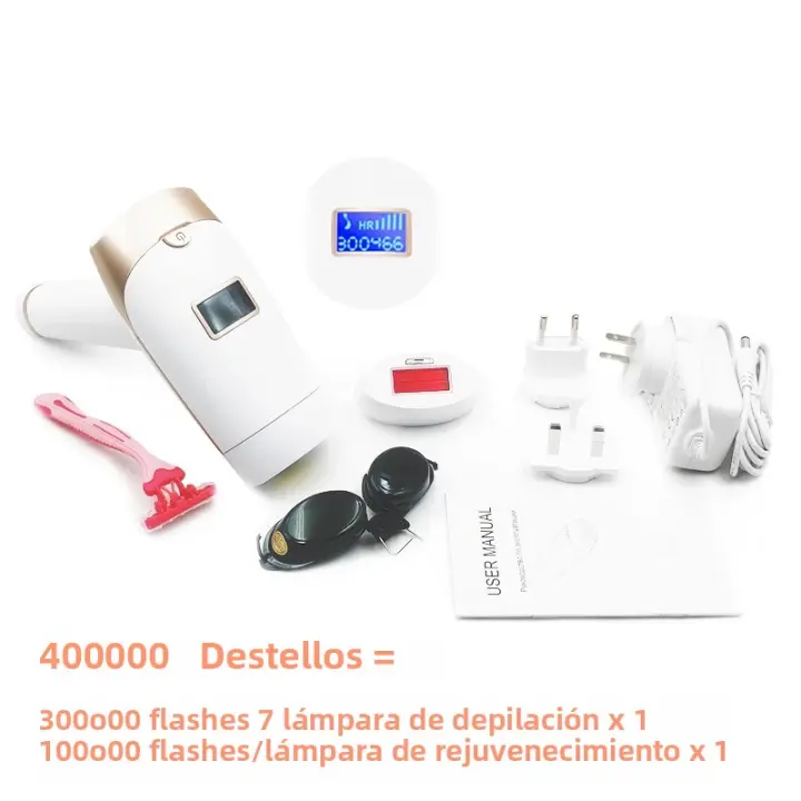 Epilador Laser De Recambio 2 En 1 Vancostar Peluca Trimmer IPL Permanente Y Sin Dolor Para Bikini Y Cuerpo Con Rejuvenecimiento - 1
