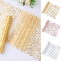 Corredor De Mesa Plateado Metálico Con Lentejuelas 28x274cm Para Bodas Cumpleaños Baño De Luz Decoración De Mesa De Fiesta - details 1