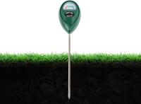 Medidor de humedad del suelo con sonda de aguja resistente, lecturas precisas e instantáneas, sin pilas, sensor de humedad del suelo, color verde. - details 0