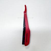 Cuchilla De Afeitar Clásica Para Hombres Plegable Con Patrón De Malla Herramienta De Afeitar Manual Faja De Barba Cortadora De Línea Recta - details 7