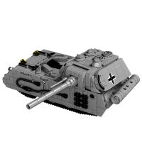 Bloques De Construcción Para Niños Modelo De Tanque Panzerkampfwagen VIII Maus De La Segunda Guerra Mundial WW2 Juguetes Educativos Para Adolescentes Y Adultos - details 1