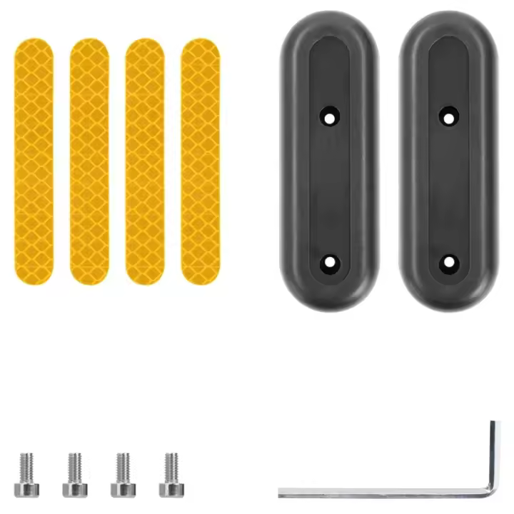 Cubierta De Advertencia Para Scooter Eléctrico Ninebot Max G30 G30D Rueda Trasera Protectora Con Pegatina Reflexiva Y Herramientas De Tornillo - 1