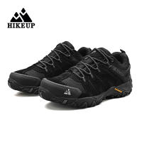 Zapatos De Senderismo Para Hombre HIKEUP Suela De Goma Resistente a La Ruptura Transpirables Impermeables Cuero Sintético Mesh Talla 40-45 Color Negro Kaki Gris - details 39