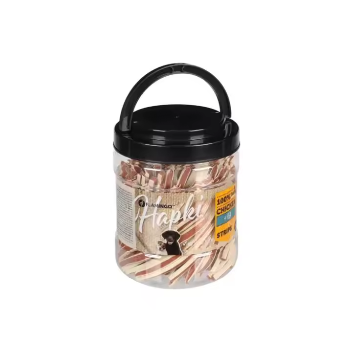 Flamingo Snacks Golosinas Hapki Tiras de sushi con pollo & Pez 2 x 650 Gr - 1