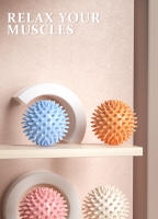 Bola De Masaje Duradera De PVC Con Espines Para Pies Y Manos Alivio Del Dolor De Puntos Triggers Fitness Deportivo 6cm - details 0