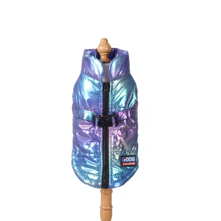 Ropa De Mascota Para Otoño E Invierno Impermeable Y Reflectante Chaleco De Veludo Cálido Para Perros Y Gatos Suministros De Mascotas - 1