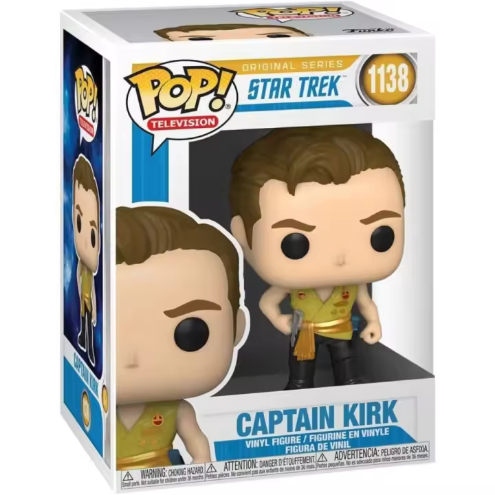 Funko Pop! - Figura de CAPITÁN KIRK STAR TREK - Original Series - Coleccionable - 1