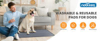 Nobleza 2 Piezas Lavable Almohadillas de Entrenamiento para Perros, Empapadores para Perros, Entrenamiento Almohadilla para Mascota Gris - details 0