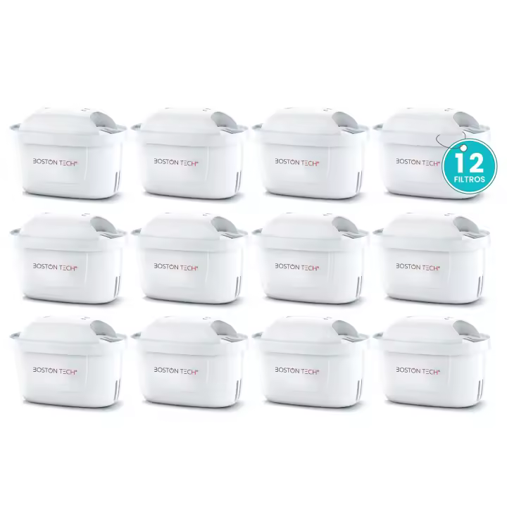 Filtros de Agua Hydro Pure+ Compatibles con Brita Maxtra y Maxtra+ - Pack de 12 - 1