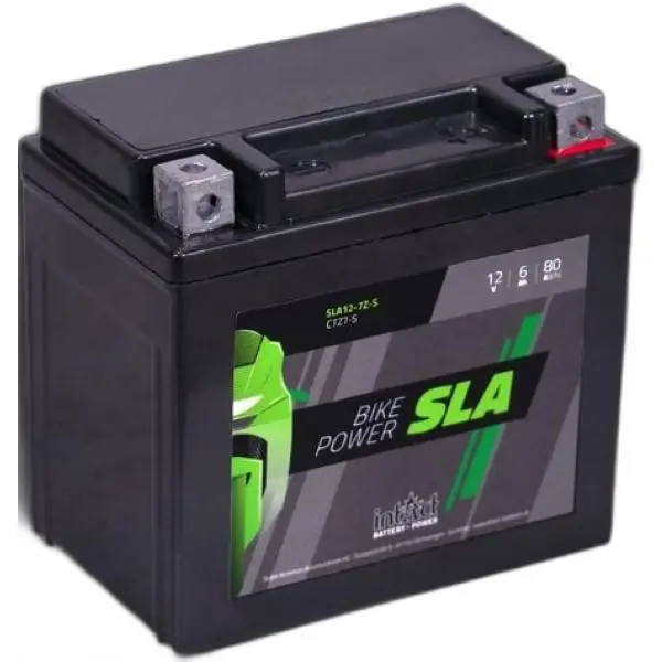 Bateria Intact CTZ7-S sla sin mantenimiento YTZ7S 12v 6ah, activada de fábrica, lista para instalar y arrancar - 1