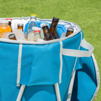 Nevera portátil elevada portátil y plegable Aktive, medidas Ø44x35x84 cm, impermeable de fácil transporte. - details 5