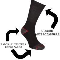 Jodmar - Pack de 12 Calcetines de trabajo. Especial trabajo. Especial Calzado de Seguridad.  Calcetines hombre - details 11