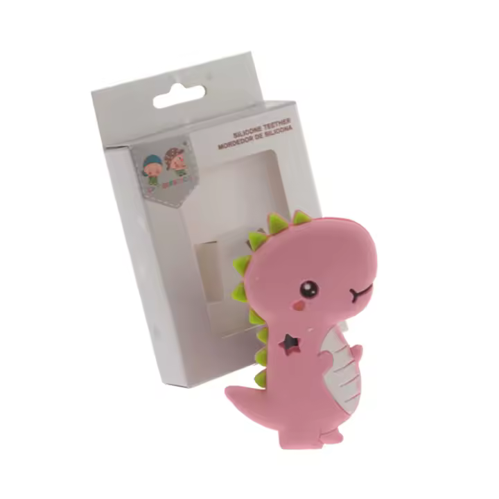 Mordedor de silicona para bebé Dino Gamberritos - 1
