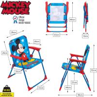 Start Electric | Silla Plegable Infantil con Brazos 38x32x53 cm - Ideal para Camping, Playa y Terraza, Diseño con Licencia | Marca Arditex - details 1