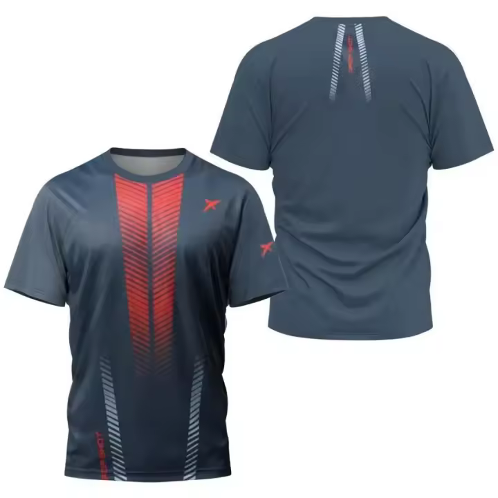 Camiseta Deportiva Transpirable Verano 2025 Para Hombres Y Mujeres Secado Rápido Moda Casual Cómoda Para Exterior - 1