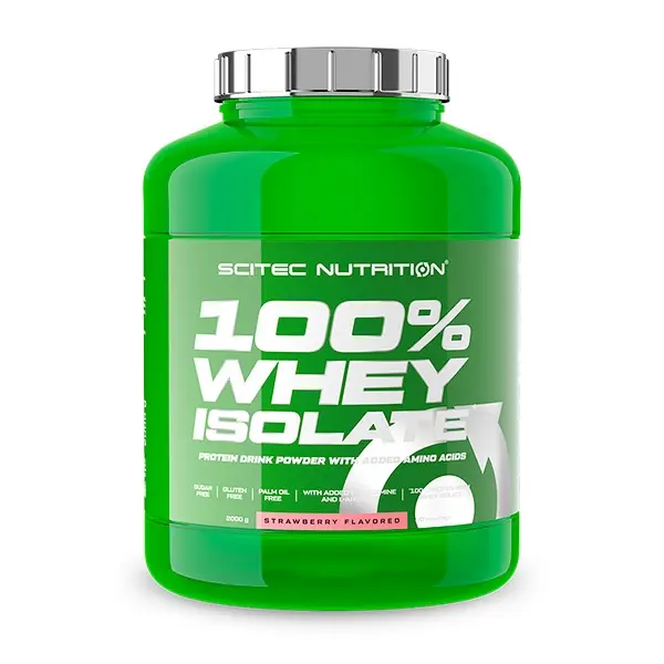 Scitec Nutrition - 100% Whey Isolate 2 Kg - Con L-Glutamina adicional - 1